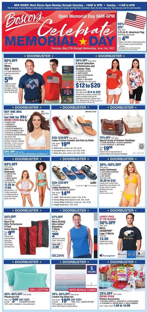 boscov's sales flyer.